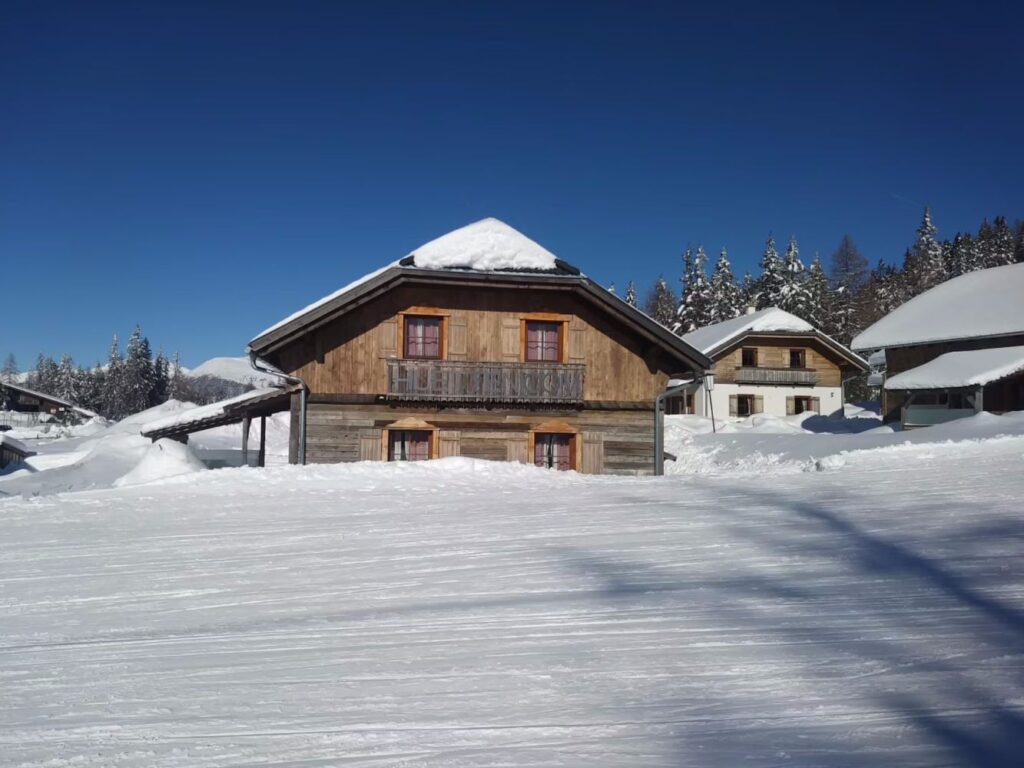 Vooraanzicht van Almchalet am Katschberg