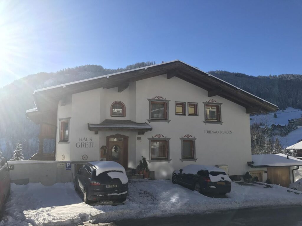 chalet gretl in serfaus vooraanzicht