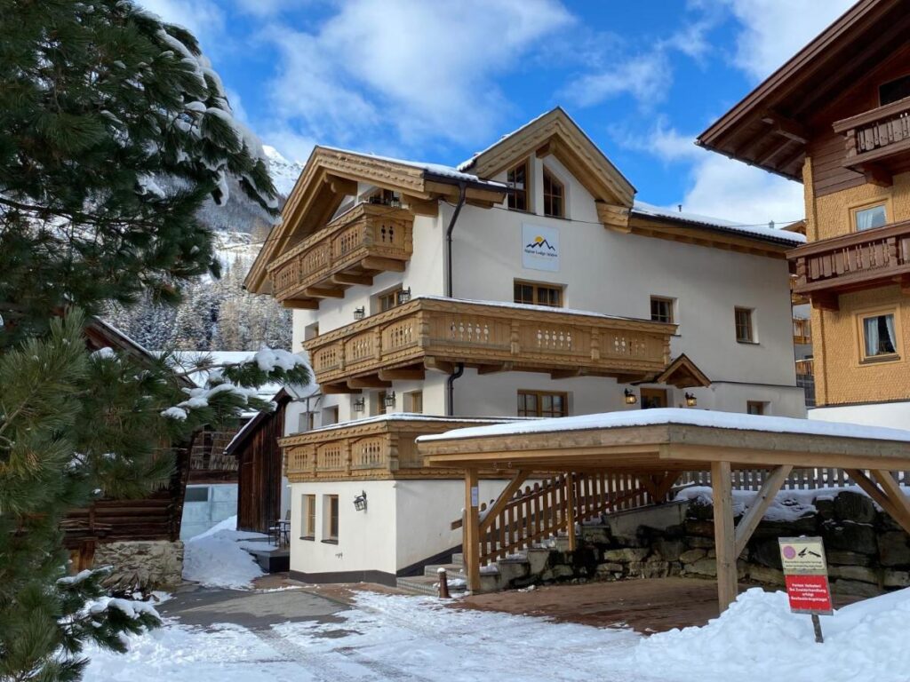 Buitenaanzicht van Chalet-appartement Alpine Lodge