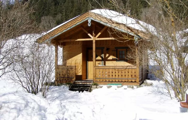 vooraanzicht van Chalet Zirbenhutte