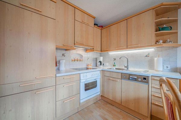 Keuken van Chalet-appartement Leiter