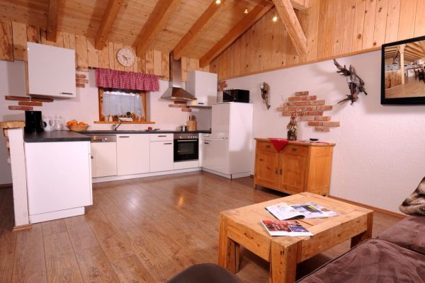 Keuken van Almchalet Dorfblick