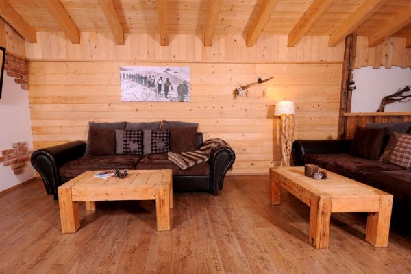 woonkamer van Almchalet Dorfblick