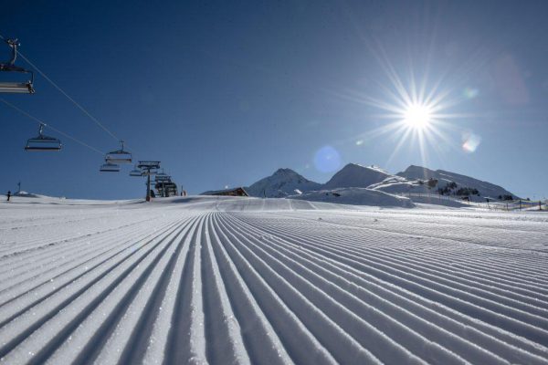 Piste en lift bij appartementen Egger