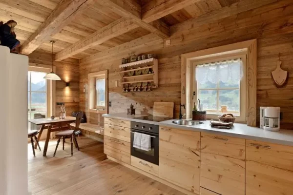 bergchalet klausner die hutte in zilertal keuken