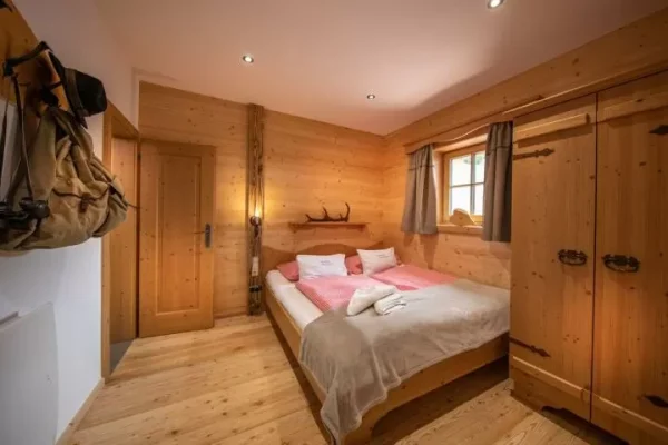 Slaapkamer van Chalet Bachalm 1802
