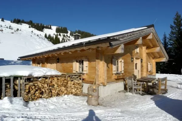 Vooraanzicht van chalet Bachalm 2006