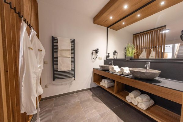 Badkamer van Chalet Bachgut 1 hinterglemm