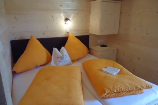 slaapkamer bij Chalet Bergjuwel