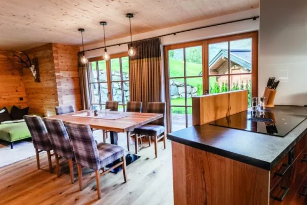 chalet bergseegut i in wagrain keuken