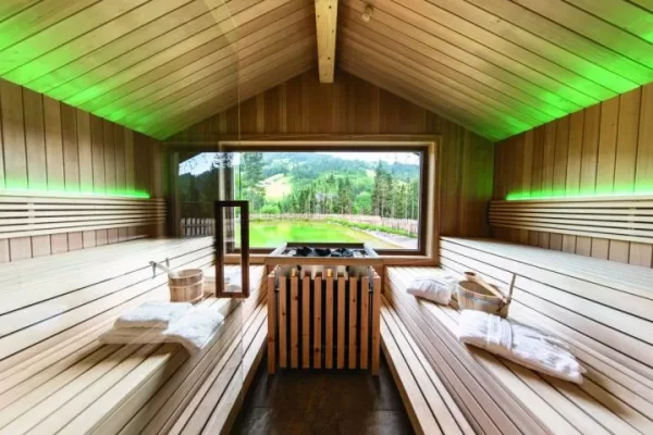 chalet bergseegut i in wagrain sauna
