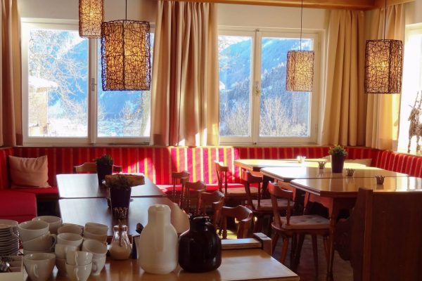 chalet delmhof in Gerlos eetkamer