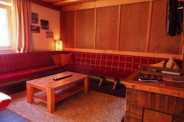 chalet delmhof in Gerlos woonkamer