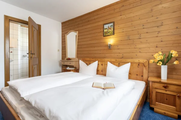 Slaapkamer van Skichalet Dengg