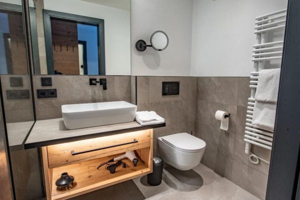 badkamer bij Chalet der Legenden