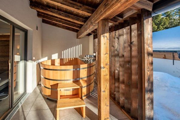 hottub bij Chalet der Legenden
