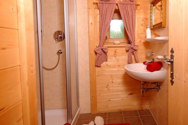 badkamer bij Chalet Forsthaus Daringer