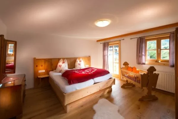 slaapkamer bij Chalet Frauenkogel