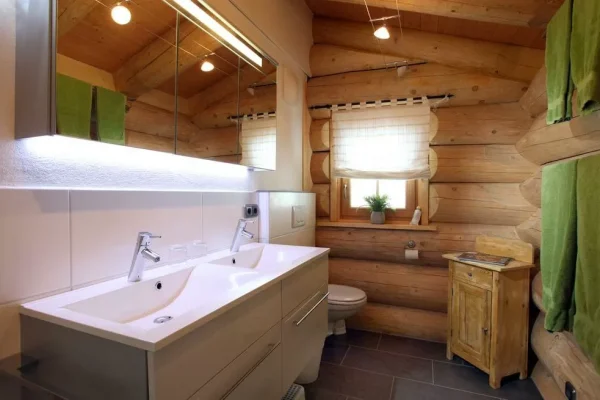 Badkamer van Chalet Heim kirchberg