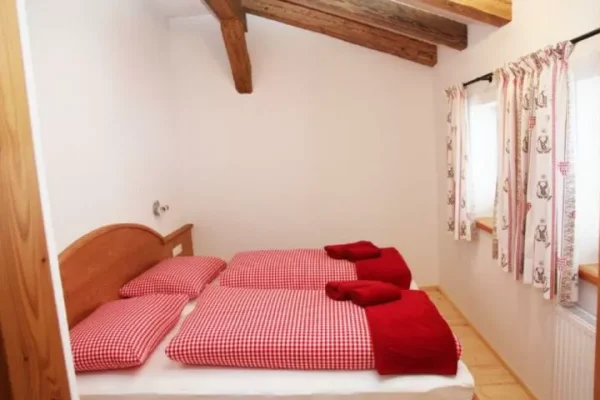 slaapkamer bij halet Hennleiten Hütte