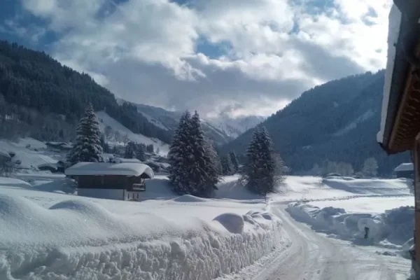 uitzicht van Chalet Hochlandhäusl