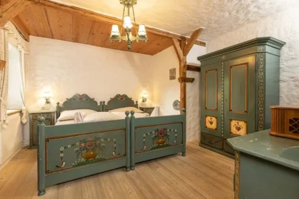 slaapkamer bij Chalet Katharina