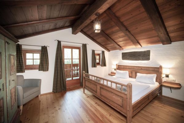 Slaapkamer bij Chalet Kleinbretteneben