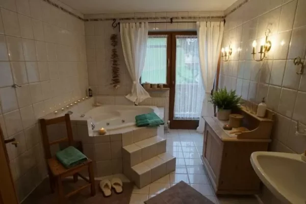 badkamer van Chalet Landhaus Daringer