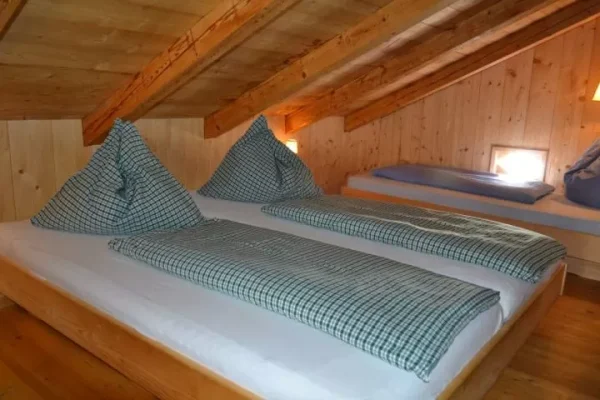 chalet lennkhutte in rauris slaapkamer