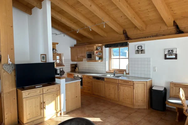 Keuken bij Chalet Märchenblick 1