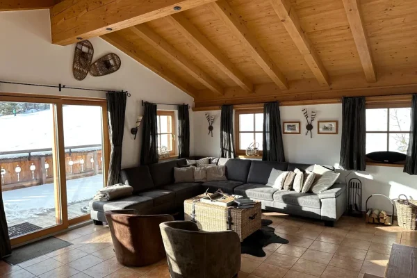 Woonkamer van Chalet Märchenblick 1