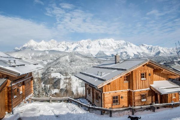 chalet miterspitz in pichl bei schaldming achterkant