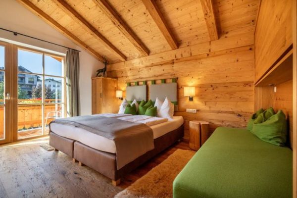 Slaapkamer bij Chalet Rustika I