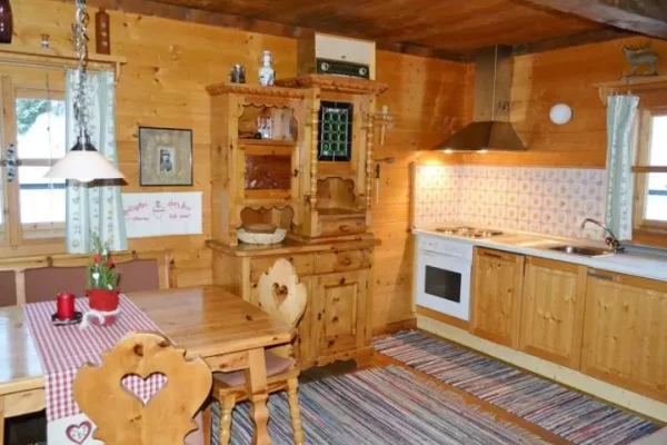keuken van Chalet Stallerhütte