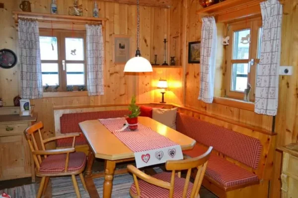 zithoek bij Chalet Stallerhütte