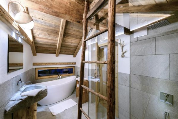 badkamer van Chalet Wildberg