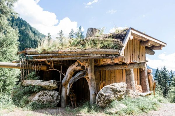 Zijaanzicht Chalet Wildberg
