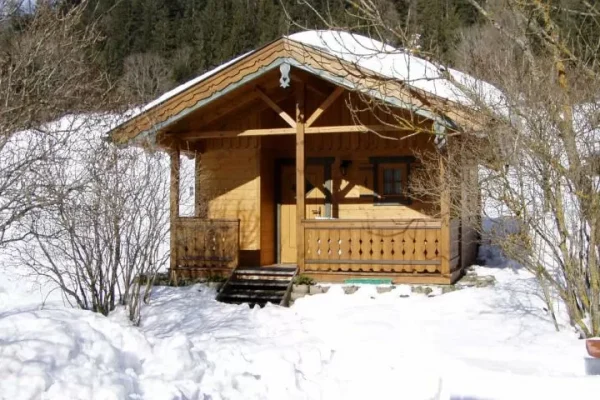 vooraanzicht van Chalet Zirbenhutte