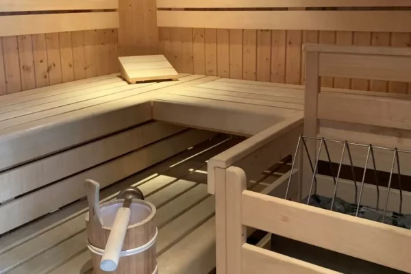 Sauna van Chalets Augustine