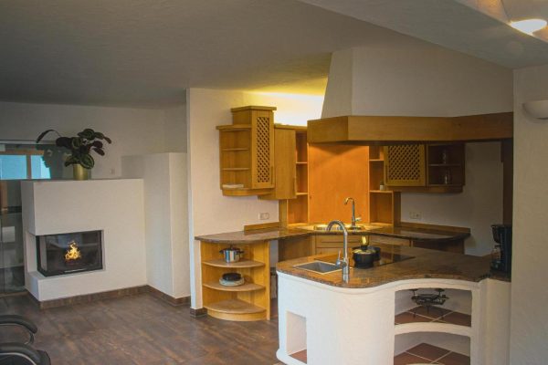 keuken van emma's chalet