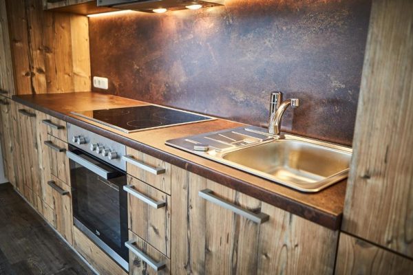 Keuken van Holiday Lodge Fabian