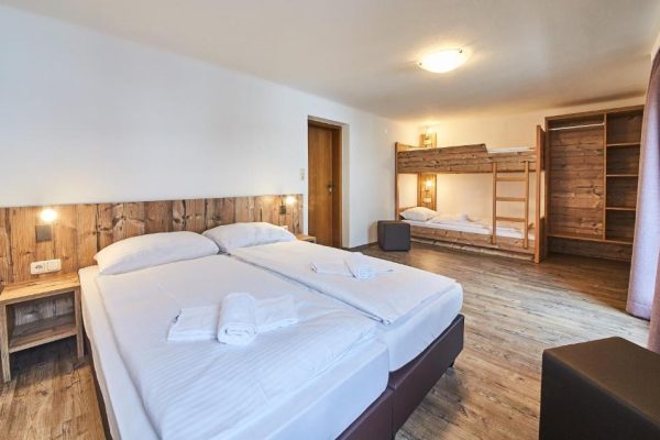 Slaapkamer bij Holiday Lodge Fabian