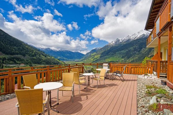 Terras van Hotel Alpenblick