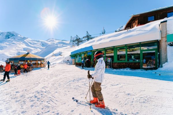 alphine mountains in zillertal
